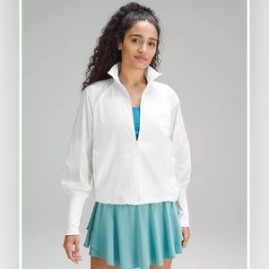 Lululemon Lightweight Tennis Full-zip Track Jacket - 6 in White